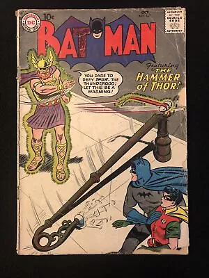 Buy Batman 127 1.0 1.5 The Hammer Of Thor 1959 Dc Joker Mylite 2 Half Back Mo • 35.74£