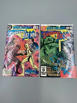 Buy DC Comics Worlds Finest Comics Superman Batman 1984 #296/#304 Lot Of 2 VG • 6.62£