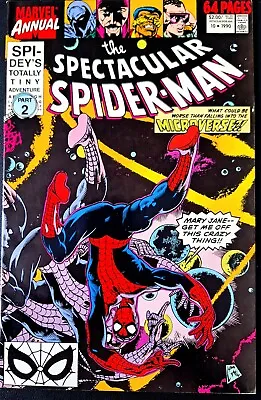 Buy Spectacular Spider-man Annual #10 Vf/nm 1990 Todd Mcfarlane Prowler Art • 1.99£