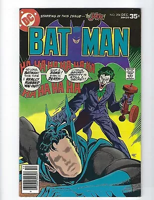 Buy Batman #294 - Glossy Vf 8.0 - Joker Cover - 1977 - Low $39 B.i.n. ! • 30.75£