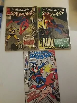 Buy Amazing Spider-Man Lot Of 3 Silver Age 2 Modern Age  1 Low Grade See Description • 71.50£