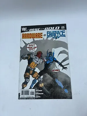 Buy DC COMICS THE BRAVE AND THE BOLD #25! HARDWARE AND BLUE BEETLE! Bagged & Boarded • 3.91£