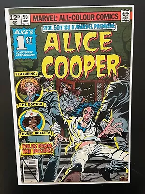 Buy Marvel Premiere 50 1979) Key Issue. 1st Alice Cooper In Comics. • 50£