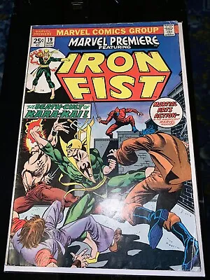 Buy Marvel Premiere Iron Fist #19 (1974) - 1st App. Colleen Wing - 🔑Key🔑 - Marvel • 17.59£