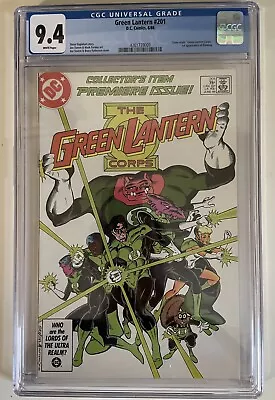 Buy Green Lantern #201 CGC 9.4 (DC Comics 1986) 1st Appearance Of Kilowog | GL Corps • 71.15£