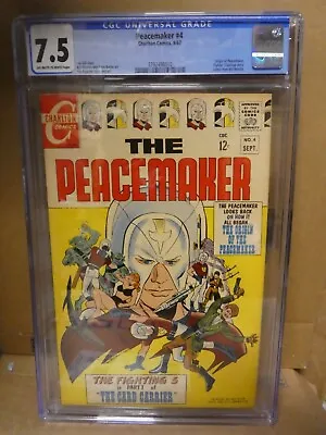 Buy Dc Charlton Comics Peacemaker 4 Cgc 7.5 Suicide Squad Justice League • 179.99£
