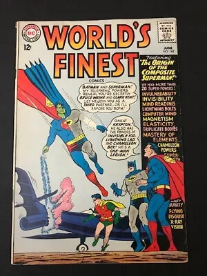 Buy 1st First Appearance COMPOSITE SUPERMAN   World's Finest 142  Compare Condition • 40.18£
