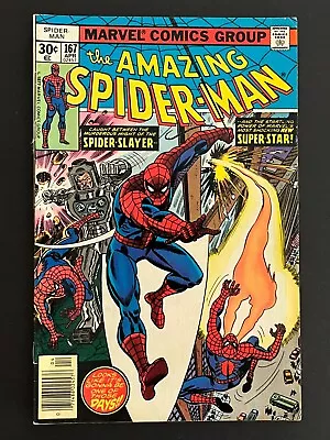 Buy The Amazing Spider-Man #167 (Marvel, 1977, KEY ISSUE) COMBINE SHIPPING • 8.69£