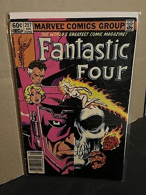 Buy Fantastic Four 257 🔑1983 Destruction Of TARNAX II🔥Death Skrull Princess🔥VF- • 7.19£