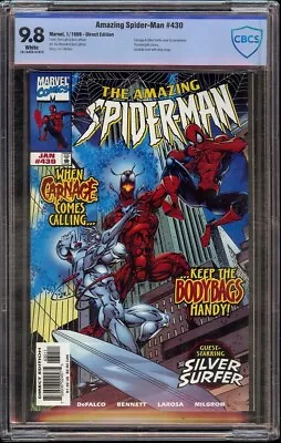 Buy Amazing Spider-Man # 430 CBCS 9.8 White (Marvel, 1998) Silver Surfer Appearance • 153.73£