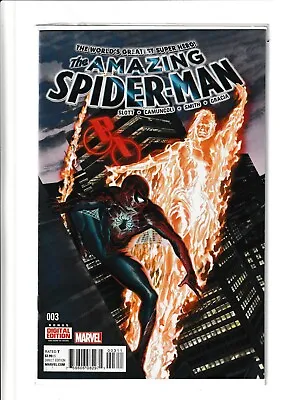 Buy Amazing Spider-man #3 Alex Ross Cover First Print (2015) Human Torch • 1.99£