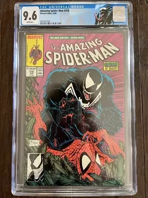 Buy Amazing Spider-Man 316  CGC 9.6  Venom 1st Cover Appearance  Black Cat McFarlane • 265.40£