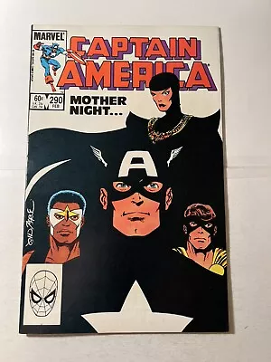 Buy Captain America #290 (1st Mother Superior Sin Synthia Schmidt, Marvel 1984) • 8.03£