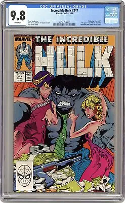 Buy Incredible Hulk #347 CGC 9.8 1988 4294353002 • 130.61£