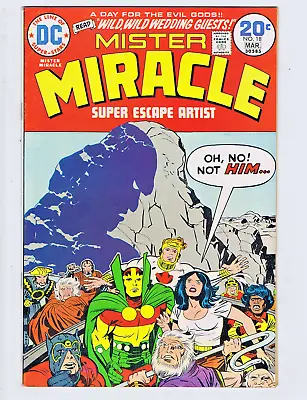 Buy Mister Miracle #18 DC Pub 1974 Mister Miracle And Big Barda ! • 16.59£