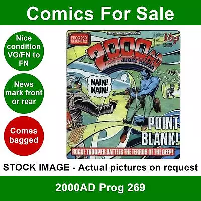 Buy 2000AD #269 Comic / Prog - Nice VG/FN - 19 June 1982 • 2.99£