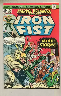 Buy Marvel Premiere- Featuring Iron Fist # 25 FN/VF  Mind Storm  Marvel Comics  SA • 7.99£