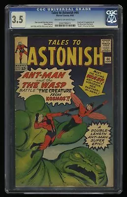 Buy Tales To Astonish #44 CGC VG- 3.5 1st Wasp! Jack Kirby! Marvel 1963 • 358.98£