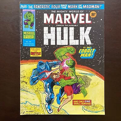Buy Mighty World Of Marvel #184 Marvel UK Magazine April 10 1976 Hulk FF Daredevil • 7.96£
