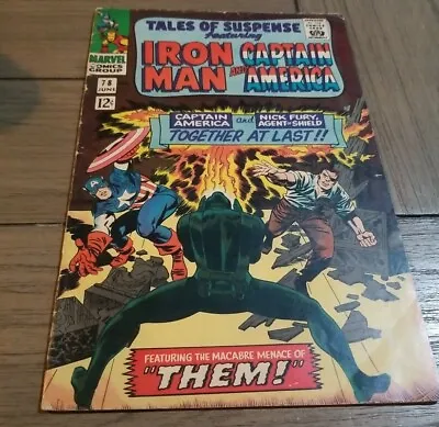 Buy Tales Of Suspense #78  Marvel (1966) - Jack Kirby, Stan Lee Art/Story • 19.99£