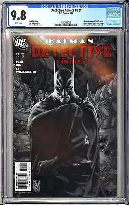 Buy Detective Comics #821 CGC 9.8 2006 4050128009 1st Bianchi Sketch Cover! KEY! • 79.94£