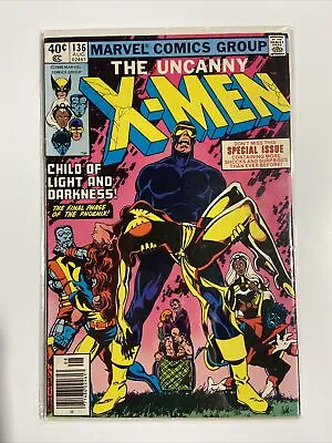 Buy 1980 Aug #136, Marvel Comics Group. The Uncanny X-Men. RARE. 40 Cent. • 79.15£