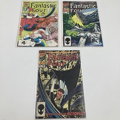 Buy Marvel Comics 1984-1986 - Fantastic Four - 3 Issues - #267, 284, 294 Vgc • 12£