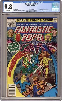 Buy Fantastic Four #186 CGC 9.8 1977 4011509016 • 1,032.78£