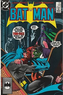 Buy Batman #398 {aug 1986 Dc} 2nd Print! F/vf Higher Grade! Catwoman, Two-face! • 3.15£