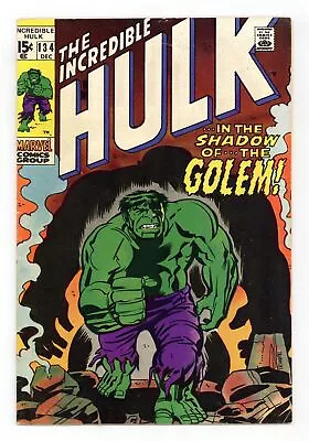 Buy Incredible Hulk #134 VG 4.0 1970 • 14.79£