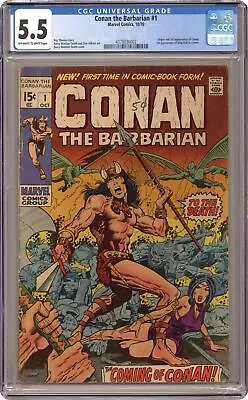 Buy Conan The Barbarian #1 CGC 5.5 1970 4378036002 1st App. CONAN • 286.69£