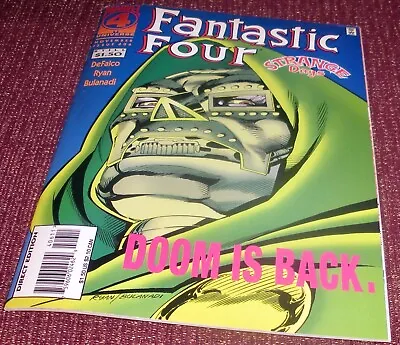 Buy Fantastic Four #406, 1st App Of Hyperstorm, Dr Doom Cover, Marvel Comics 1995 • 9.48£