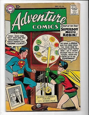 Buy Adventure Comics 253 - Vg 4.0 - 1st Meeting Of Robin And Superboy (1958) • 71.15£