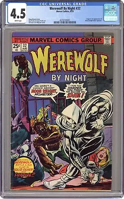 Buy Werewolf By Night #32 CGC 4.5 1975 4270120001 1st App. Moon Knight • 596.45£