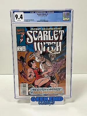 Buy 1994 Scarlet Witch #2 CGC 9.4 First Lore Dark Scarlet Witch Doctor Strange KEY • 70£