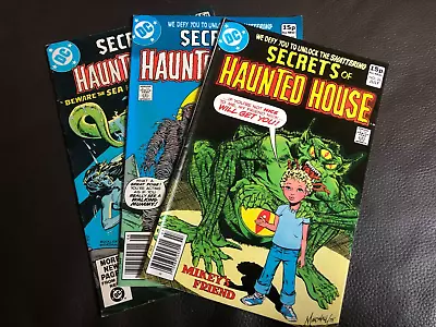 Buy DC Comics Secrets Of Haunted House #26,27 & 36 1980/81 (3 Comic Bundle/job Lot) • 8£
