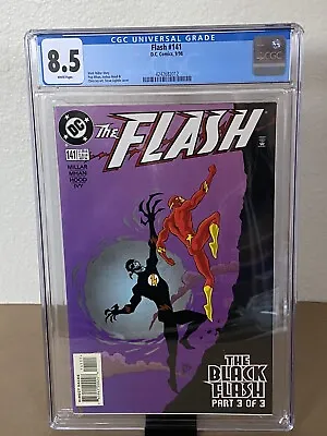 Buy The Flash #141 - CGC 8.5 White Pages - DC 1998 1st Appearance Black Flash  • 51.24£