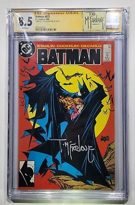 Buy Batman 423 CGC SS 8.5 Signed McFarlane Iconic Cover 9/1988 1st Printing • 400.79£