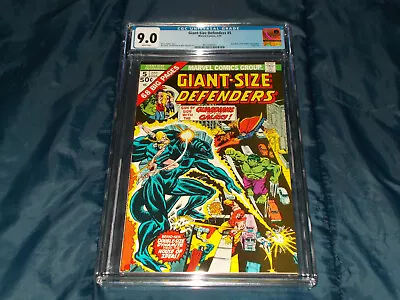 Buy Giant-Size Defenders 5 CGC 9.0 VF/NM (Marvel - 7/75)3rd Gaurdians Of The Galaxy! • 136.78£