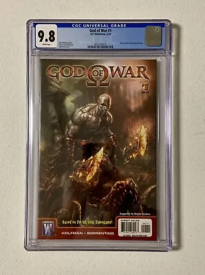 Buy GOD OF WAR #1 (2010) Sony 1st Print CGC 9.8 WP! 1st Appearance KRATOS! • 357.50£