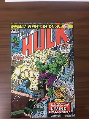 Buy Incredible Hulk #183 - Return Of Zzzax!, Bruce Banner, Gamma Rays!.   (f) • 10.64£