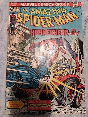 Buy The Amazing Spider-Man #130 March 1974. VG+, Totally Intact, No Pages Missing. • 17.59£