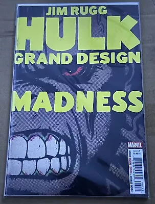 Buy Hulk Grand Design: Madness #1 Cover A 2022 Marvel Comics Jim Rugg • 3£