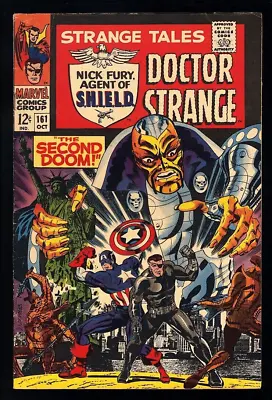 Buy Strange Tales #161 Marvel 1967 (FN) 1st SA Appearance Of Yellow Claw! L@@K! • 51.18£