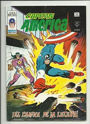 Buy Mundi Comics - Capitan America Vol 3 #30 Spanish Ed. 160 161 Solarr Captain 1974 • 5.50£