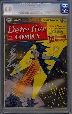 Buy Detective Comics #153 Cgc 6.0 Batman 1st Roy Raymond Tv Detective • 800.60£