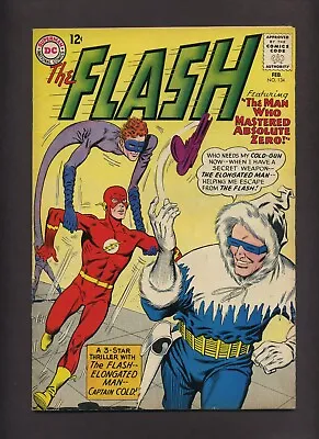 Buy Flash 134 (VG+) Captain Cold! Carmine Infantino 1963 DC Comics P378 • 35.58£