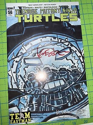 Buy Teenage Mutant Ninja Turtles 56 RE Signed Eastman Signature Series No Coa • 35.56£
