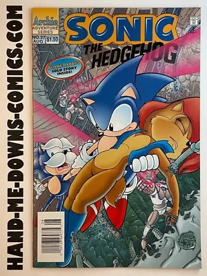 Buy Sonic The Hedgehog 37 - 1996 - Archie Adventure Series - Newsstand - VF/NM • 11.70£