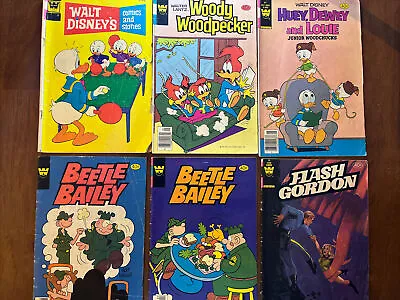 Buy Walt Disney  Vol 34 #6 (1974), Beetle Bailey #131 #127 (1980), Flash Gordon #29 • 15.80£